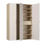 Porte battante SPACEO Evo'M Vienne lin H.204,5 X L.60 cm