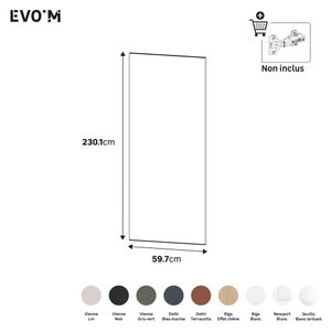 Porte battante SPACEO Evo'M Vienne lin H.230,1 X L.60 cm