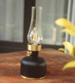 Lampe mistral rechargeable usb noir WATT&HOME