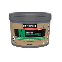 Enduit multifonction en pâte 4 en 1 PRESTONETT blanc 5 kg