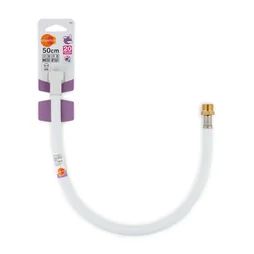 Flexible blanc 50cm dn 8 mf 3/8 (12/17)