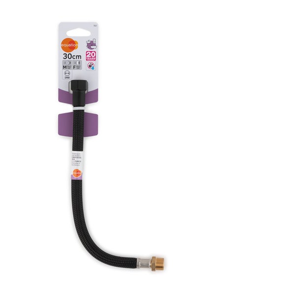 Flexible noir 30cm dn 8 mf 3/8 (12/17)
