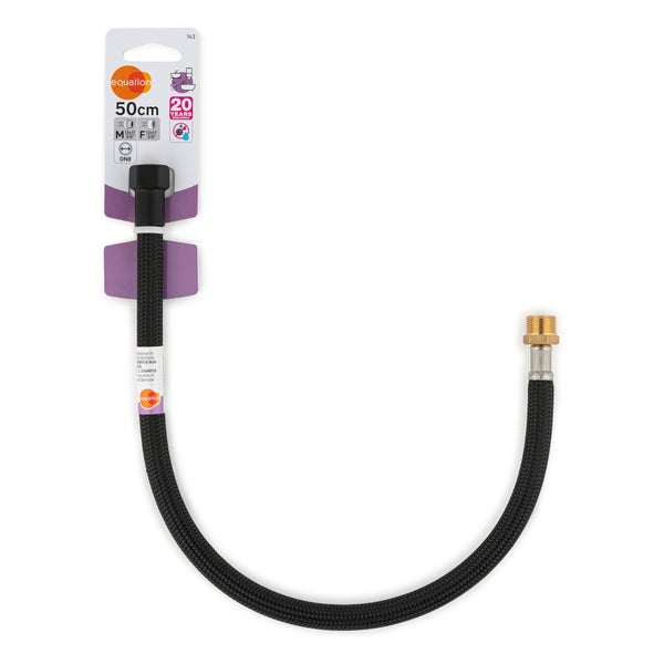 Flexible noir 50cm dn 8 mf 3/8 (12/17)