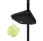 Etagère de bain / douche d'angle télescopique noir à encastrer Compact