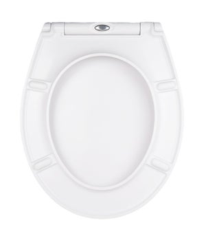 Abattant WC frein de chute noir décor végétal