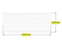 Grillage rigide Naterial Gris - 7016 H.1.03 x L.2.5 m, maille 50x200 mm