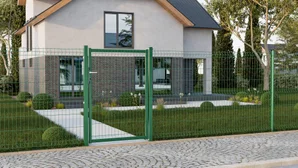 Platine pour poteau Naterial Vert - 6005
