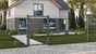 Portillon grillagé NATERIAL Gris - 7016 à sceller, l.100 x H.150 cm