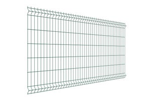Grillage rigide Naterial vert - 6005, H.1.23 x L.2.5 m, maille 55x200 mm