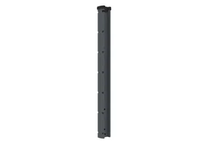 Poteau NATERIAL Gris - 7016, H.65 x P.6.9 cm