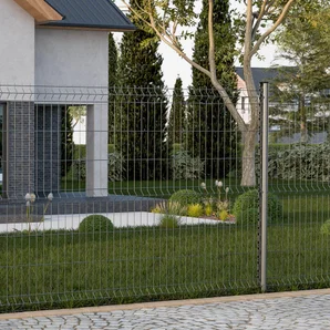 Poteau NATERIAL Gris - 7016, H.240 x P.6.9 cm