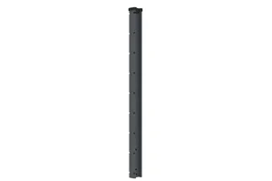 Poteau NATERIAL Gris - 7016, H.85 x P.6.9 cm