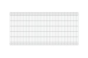 Grillage rigide Naterial Gris - 7016, H.1.23 x L.2.5 m, maille 55x200 mm