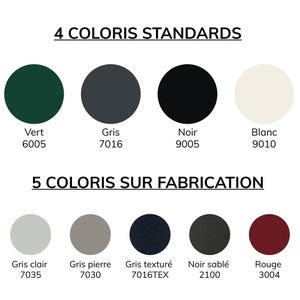Grillage rigide Naterial Gris - 7016, H.1.23 x L.2.5 m, maille 55x200 mm