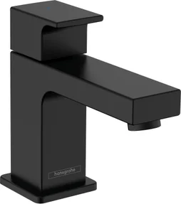 Mitigeur de lave-mains, eau froide, noir, Vernis Shape, HANSGROHE