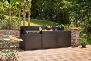 Plancha Gaz Origin 75 châssis acier noir