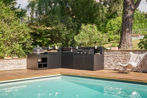Plancha Gaz Origin 75 châssis acier noir