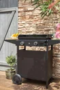 Plancha Gaz Origin 60 châssis acier noir