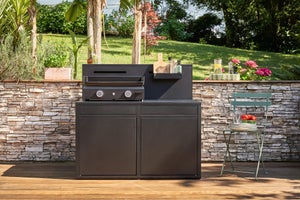 Plancha Gaz Origin 60 châssis acier noir