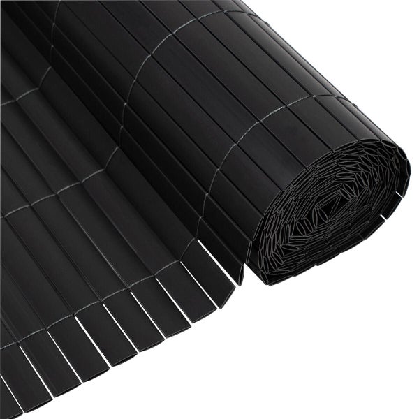 Canisse pvc lames de 19 mm, 1 x 3 m, anthracite