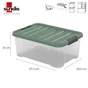 Boîte à clip WAVE BOX SUNDIS, 10L, L.37,5 x P.26,5 x H.15cm