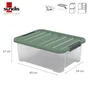 Boîte à clip WAVE BOX SUNDIS, 17L, L.45 x P.34 x H.17cm
