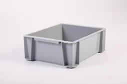 Bac de manutention recyclé IRIS OHYAMA gris, 8L, l.28 x P.35 x H.12 cm