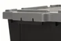 Caisse utilitaire recyclée IRIS OHYAMA noir, 21L, H.25 x l.29 x P.44.5 cm