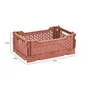 Cagette déco BOX & BEYOND terracotta, 15L, l.30 x P.40 x H.14.5 cm