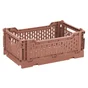 Cagette déco BOX & BEYOND terracotta, 15L, l.30 x P.40 x H.14.5 cm