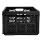 Casier pliant éco BOX & BEYOND noir, 32L, l.35 x P.48 x H.23 cm