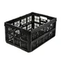 Casier pliant éco BOX & BEYOND noir, 32L, l.35 x P.48 x H.23 cm