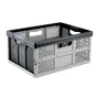 Casier pliant BOX & BEYOND noir, 32L, l.48 x P.34.5 x H.23 cm