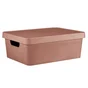 Boîte déco terracotta, 11L, x H.13.5 x l.27.7 x P.37 cm