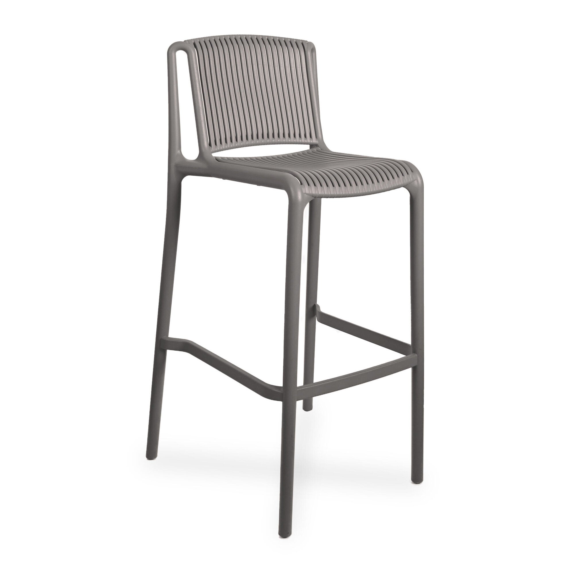 Lot de 2 tabourets Morgan, taupe