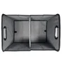 Bac textile pliable 2 compartiments BOX & BEYOND gris, l.40 x P.27.5 x H.28 cm
