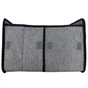 Bac textile pliable 2 compartiments BOX & BEYOND gris, l.40 x P.27.5 x H.28 cm