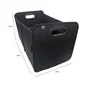 Bac textile pliable 2 compartiments BOX & BEYOND noir, l.40 x P.27.5 x H.28 cm