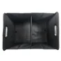 Bac textile pliable 2 compartiments BOX & BEYOND noir, l.40 x P.27.5 x H.28 cm