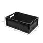 Bac EURO GAMMA BOX & BEYOND, noir, 40L, l.40 x P.60 x H.22 cm