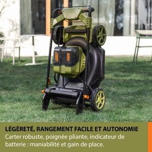 Tondeuse sur batterie ESSENTIAL Ej741e 40 V, l.46 cm