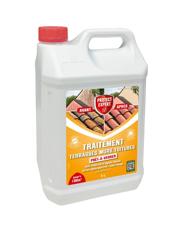 Anti algues lichens à verser PROTECT EXPERT 5L