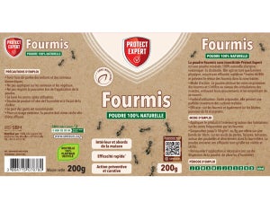 Poudre fourmis sans insecticide 200gr PROTECT EXPERT