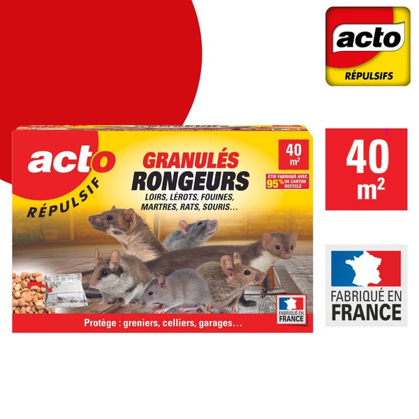 Répulsif pour rongeurs, granule, Reron2 ACTO