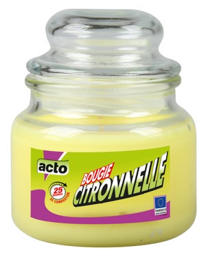 Bougie citronnelle en verre petit format ACTO