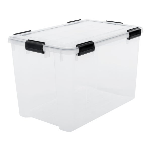 Boîte hermétique recyclée IRIS OHYAMA, 70L, H.38 x l.39 x P.59 cm