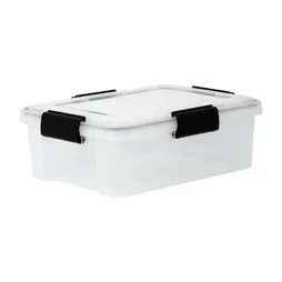 Boîte hermétique transparente recyclée IRIS OHYAMA, 10L, H.14 x l.29 x P.39 cm