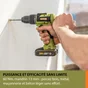 Perceuse a percussion 20 V ESSENTIAL Es360, 60 Nm + 2 batteries 1x4Ah, 1x2Ah
