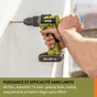 Perceuse a percussion 20 V ESSENTIAL Es360, 60 Nm + 2 batteries 1x4Ah, 1x2Ah