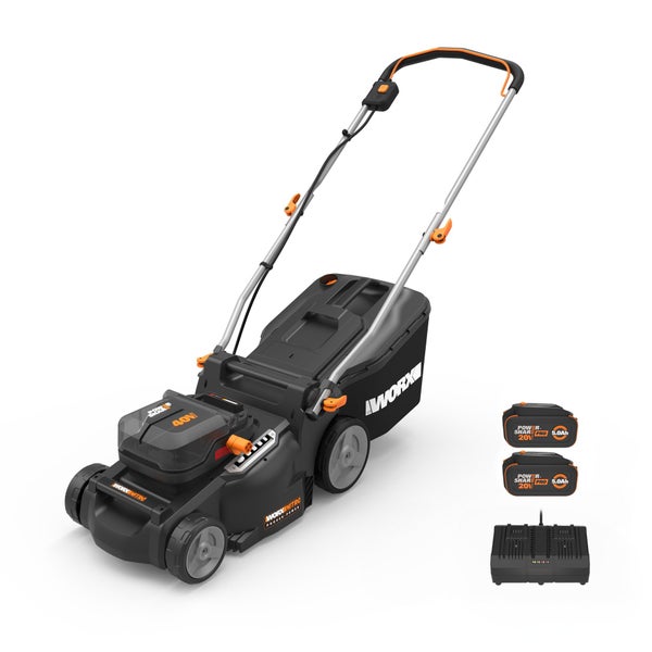 Tondeuse sur batterie WORX Wg737e.1 20 V, l.37 cm